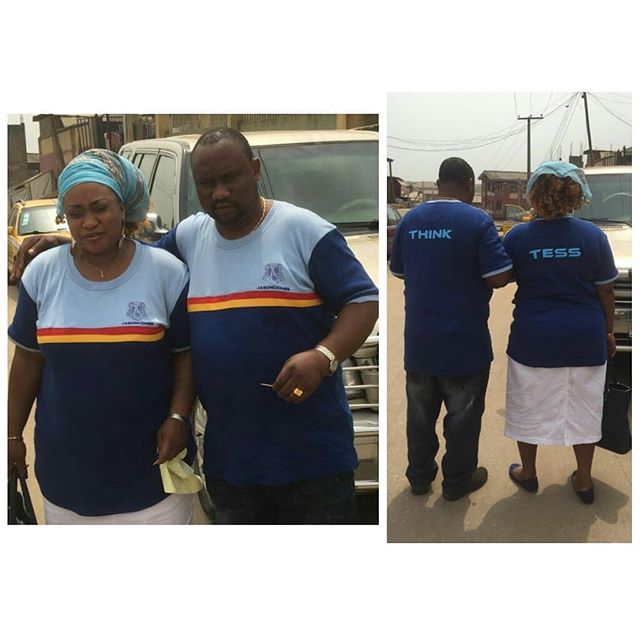 Couples Crew Neck Plain and Patterned T-shirt black